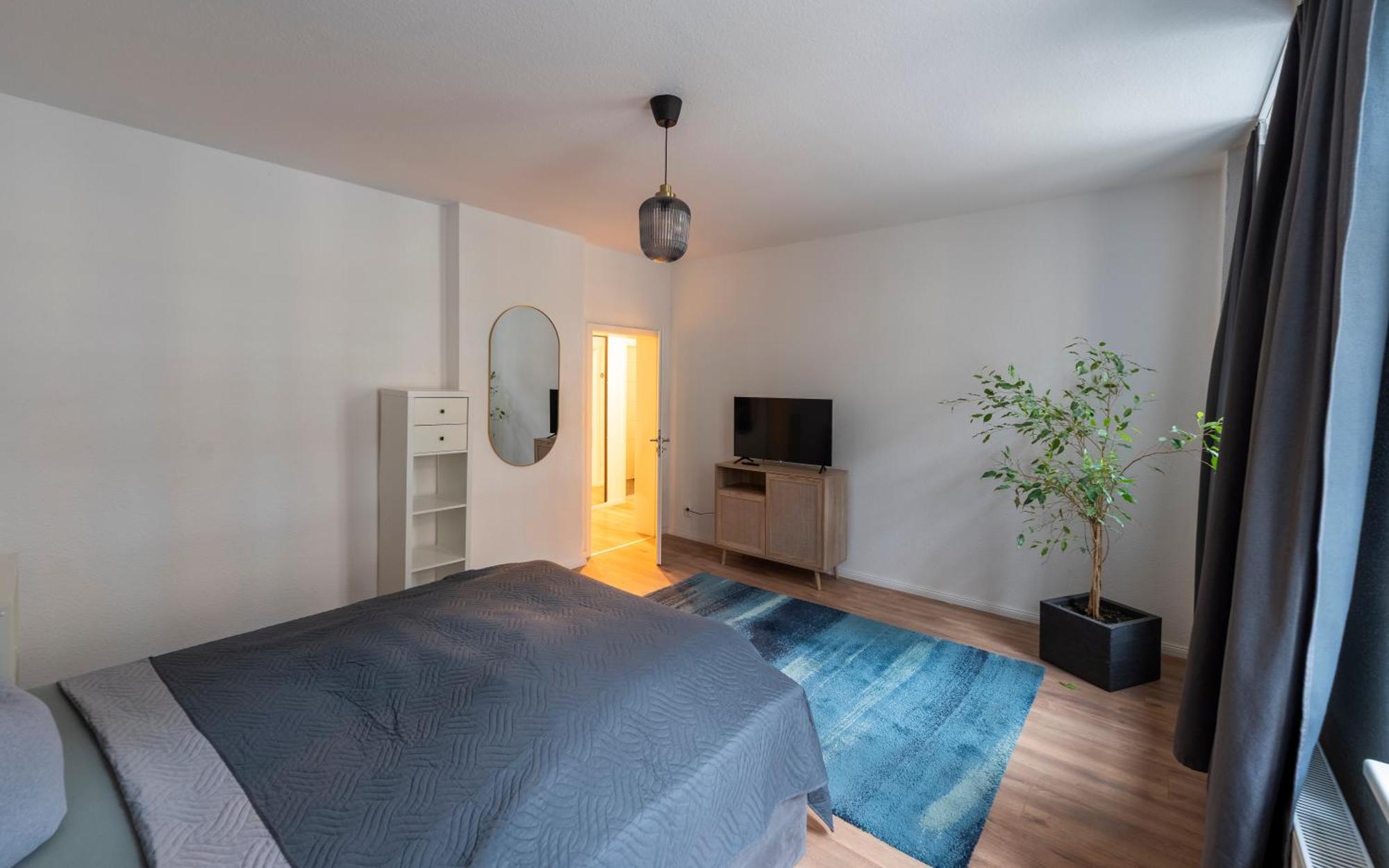 Md-1 Heidestrasse-zentrumsnah-2 Schlafzimmer-voll Ausgestattet * Magdeburg